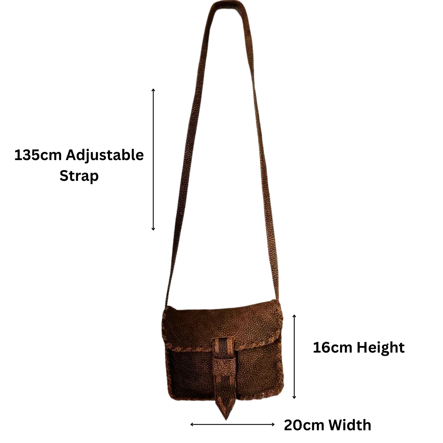 Rustic Flap Shoulder Bag – Kudu Artisan Series